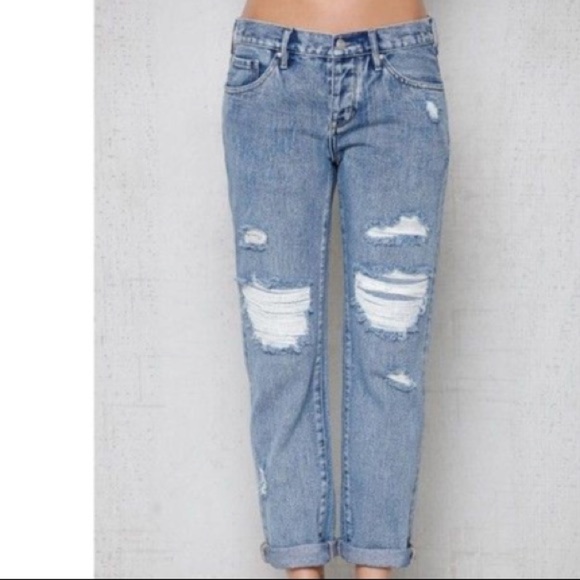 [PacSun] Classic Distressed Boyfriend Jeans - Picture 5 of 6